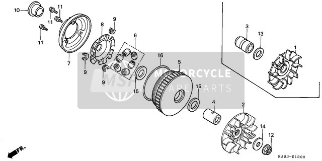 90441KV7910, Washer, 14.2X29X2.5, Honda, 4